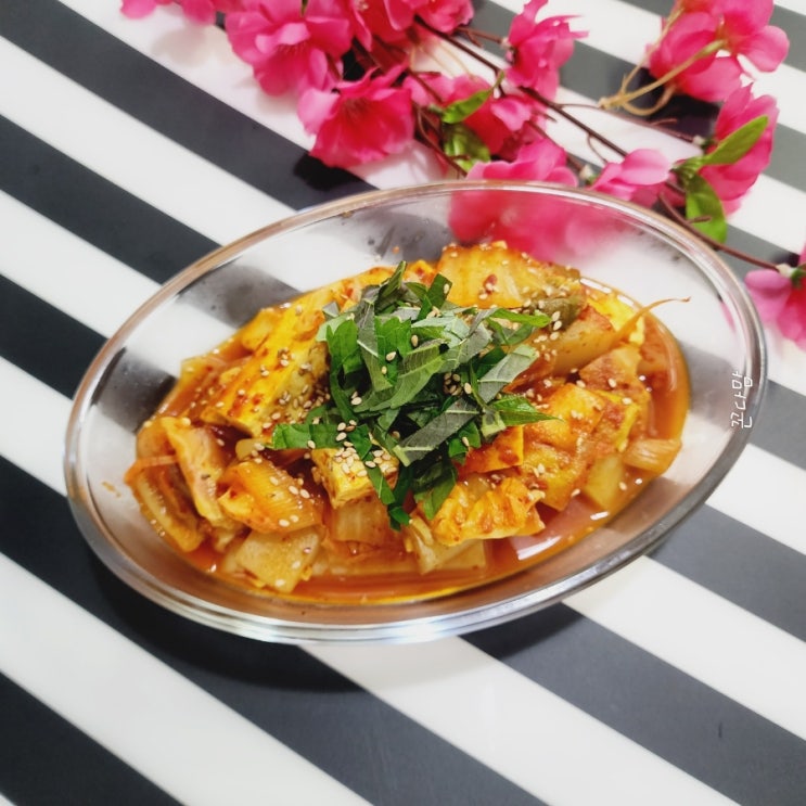  편스토랑 진서연 떡볶이 만들기 다이어트 저칼로리 떡볶이