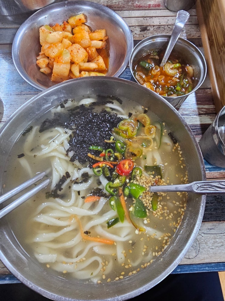  포항 오천시장 40년전통할매손칼국수 내돈내산 솔직 후기 - 오천칼국수