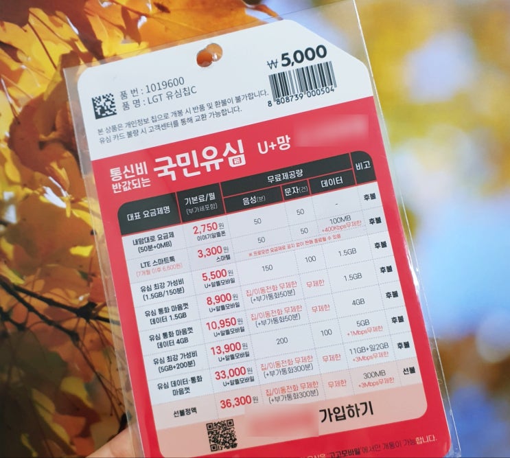 비대면 선불폰 다이소국민유심 셀프개통 가이드 비대면 선불폰 다이소국민유심 셀프개통 가이드