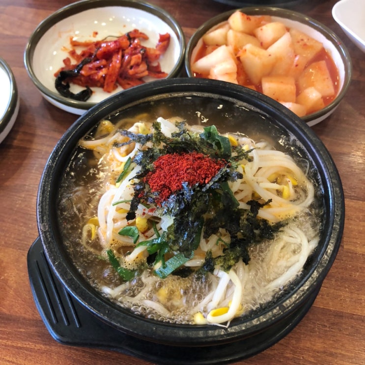  인천 논현동 맛집 한방전주콩나물국밥 포장 배달 24시 영업
