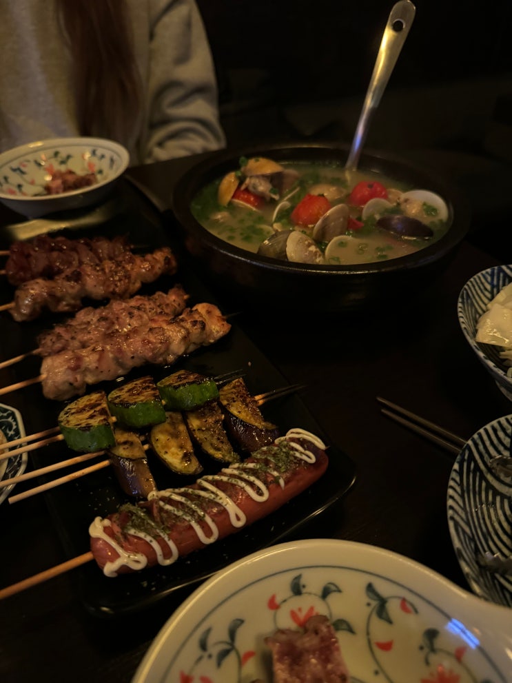  [군자맛집] 수심 - 다채로운 야키토리모듬 군자이자카야