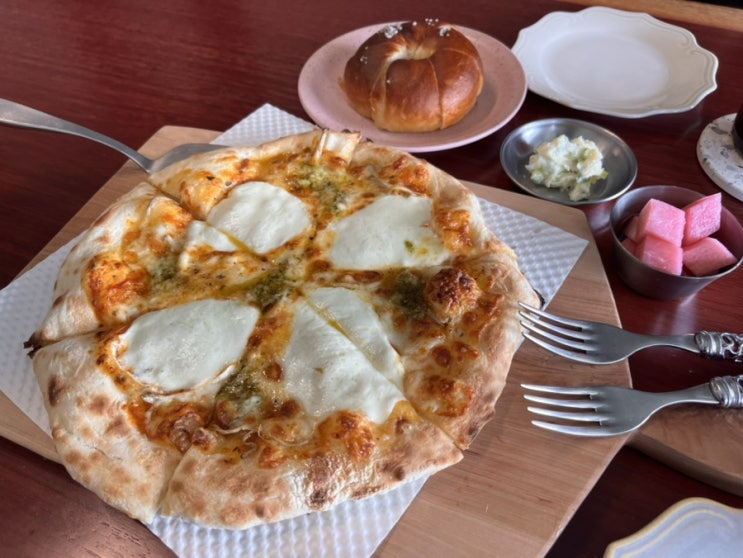  [경북/문경] 뷰가 좋고 소금 베이글이 맛있는 카페 :: 카페 다원