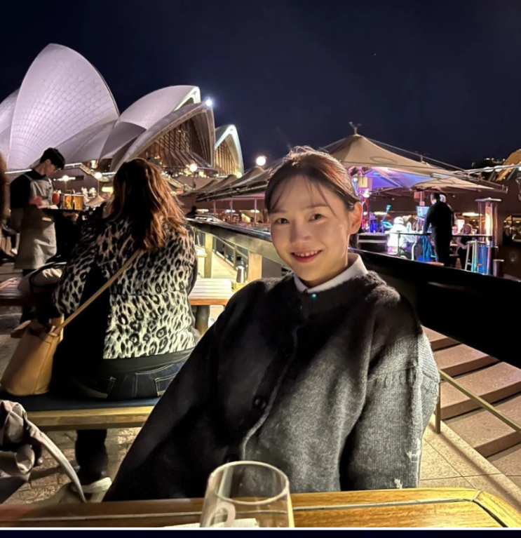  오늘 날씨 옷차림으로 효정의 시드니 여행패션에서 코디한 피셔맨 가디건 브랜드 건지울른스 추천