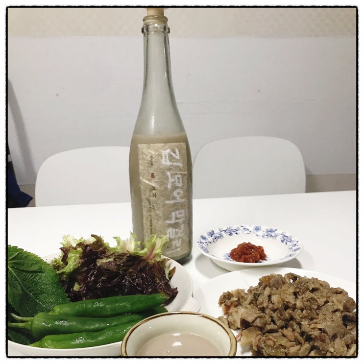 경주 깁모어막걸리 경주찰보리막걸리 돼지불백 페어링 후기