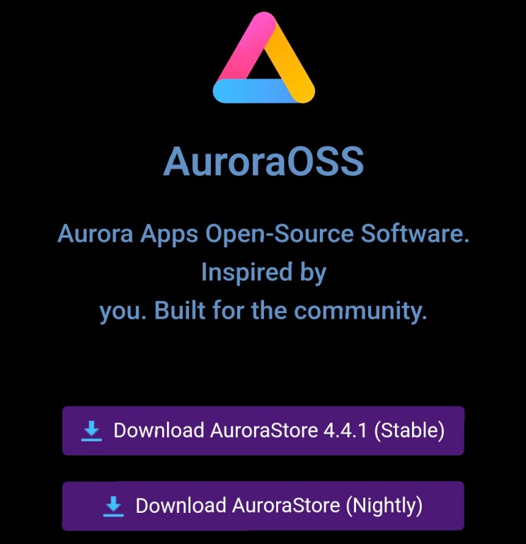 오로라 스토어(Aurora Store) 구글 플레이스토어 로그인 필요없는 어플