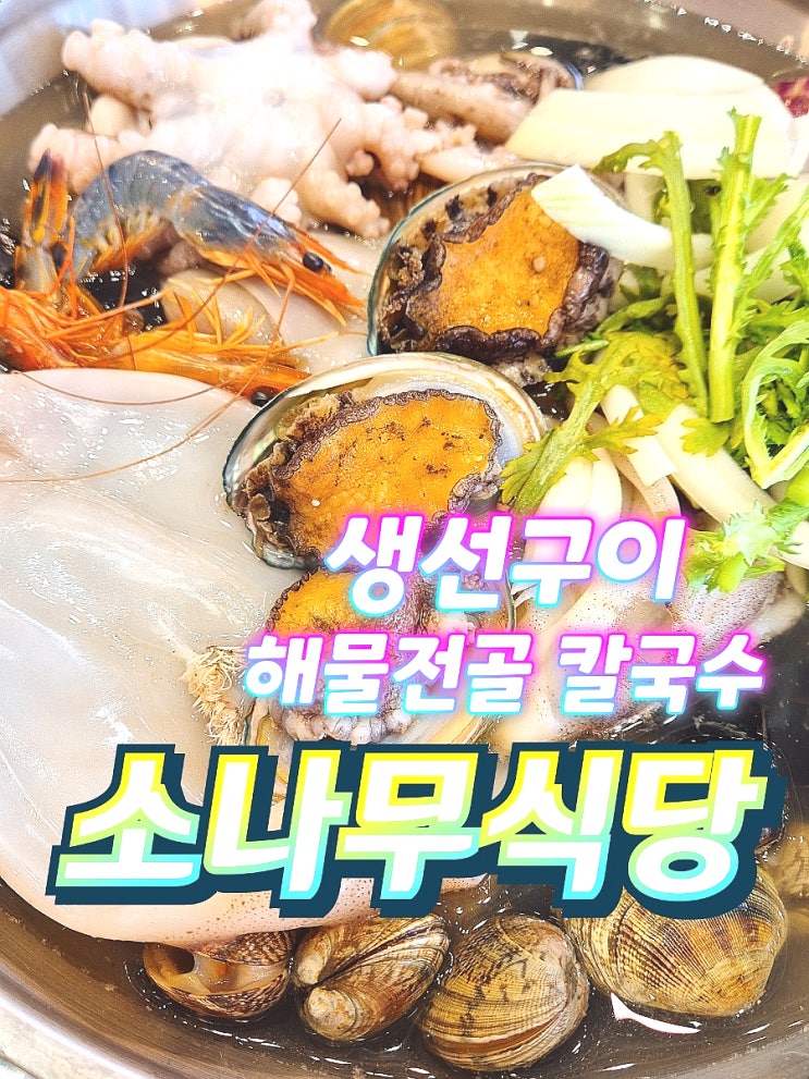  영종도 네스트호텔맛집 애견동반식당 소나무식당 해물칼국수 후기