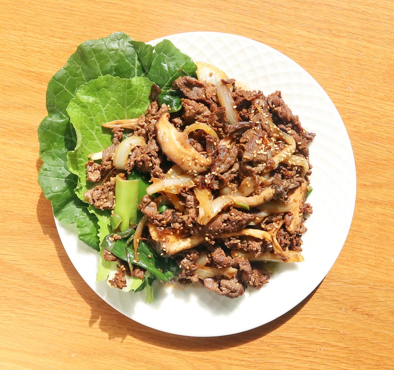 청정원 LA 갈비양념&기사식당 돼지불백 양념으로 만든 '불고기&볶음밥'
