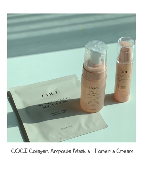  [콜라겐 마스크팩] 내 돈 내산 <COCI(코씨) 문릿 콜라겐 앰플 마스크 토너 크림 >후기