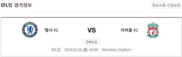  (2024년 2월 26일 EPL분석) 첼시 리버풀 경기일정과 분석