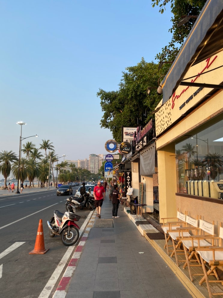  파타야 비치 커피 맛집, Sunset Coffee Roasters 선셋 커피 로스터스 카페