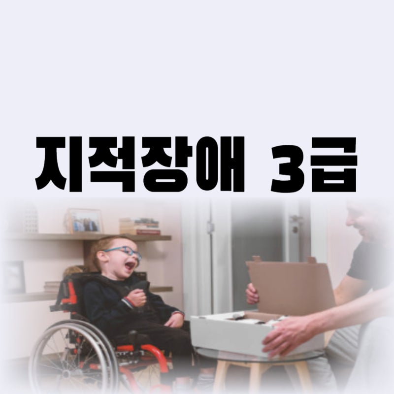 지적장애 3급 특징 등급 기준 혜택은 어떤 게 있을까