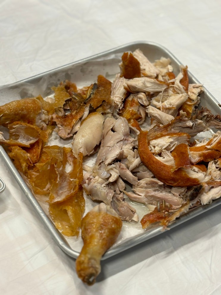 천안근교 아산 음봉 아기랑 식당 옛날통닭 닭발 맛집 문성통닭
