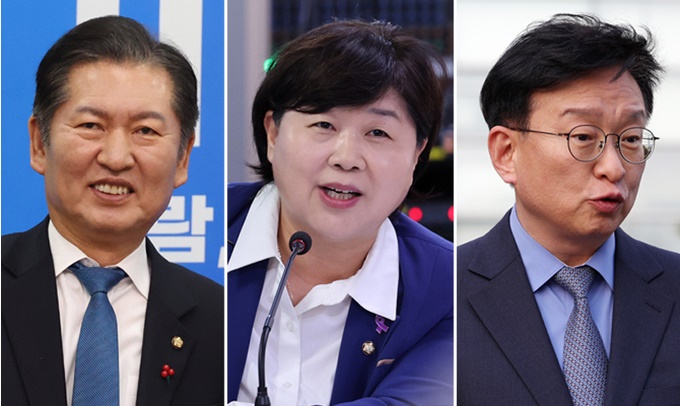 지도부' <b>정청래</b>·<b>서영교</b>·권칠승 <b>단수 공천</b>...비명 송갑석은... 