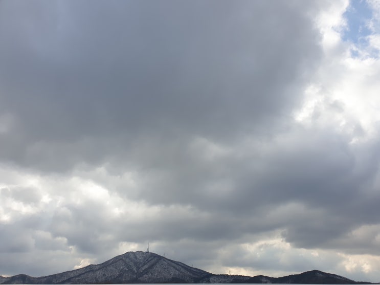  겨울 계양산
