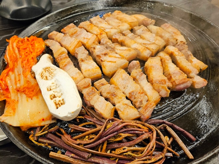 [안산/고잔동] 삼겹살이 맛있는 고기 맛집 '껍살로'(매장 꿀팁 대방출)