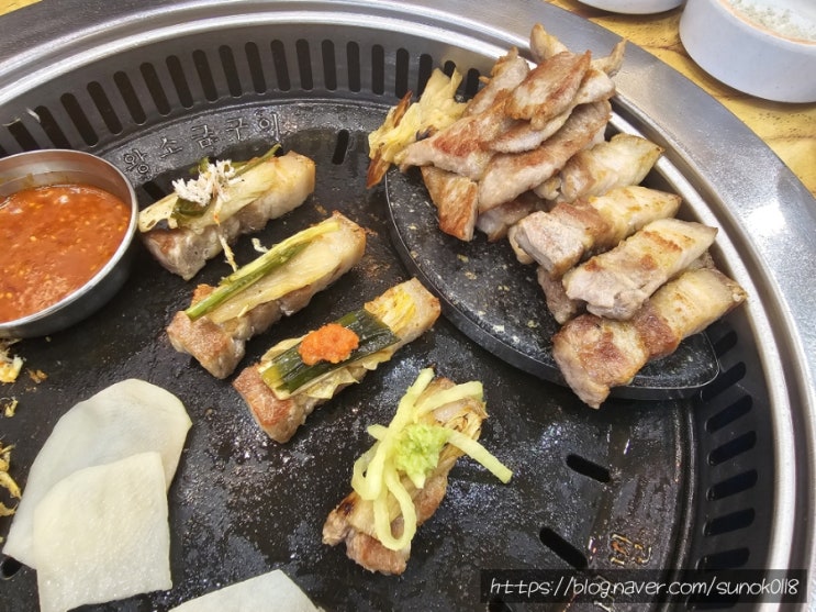  야당역 고기 맛찬들왕소금구이 파주직영점 돌솥밥 나오는 점심특선