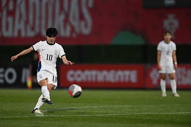 <b>지소연</b>·<b>페어</b> 연속골…<b>여자축구</b> 벨호, 체코와 평가전서 2-1 승