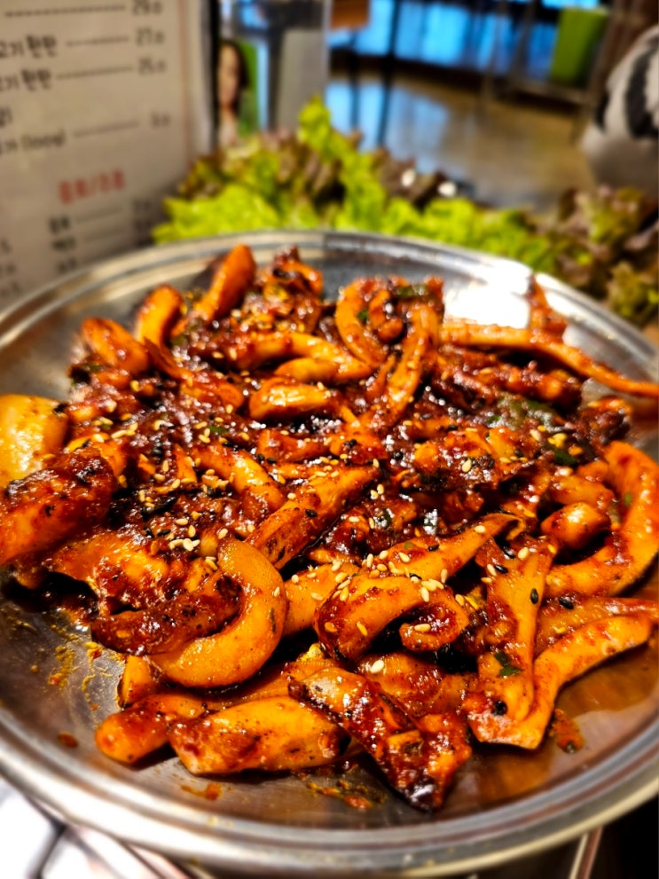  구미 인동 점심 지베불백 직화 오징어불고기 맛집 백반 1인 혼밥