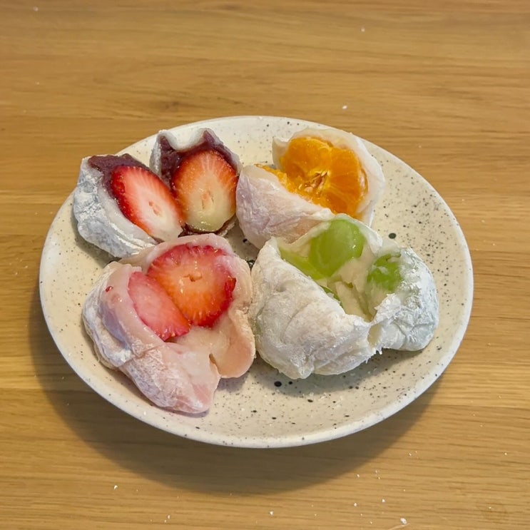  한정선 과일찹쌀떡 신세계 강남점 내돈내산 고터맛집 디저트선물추천