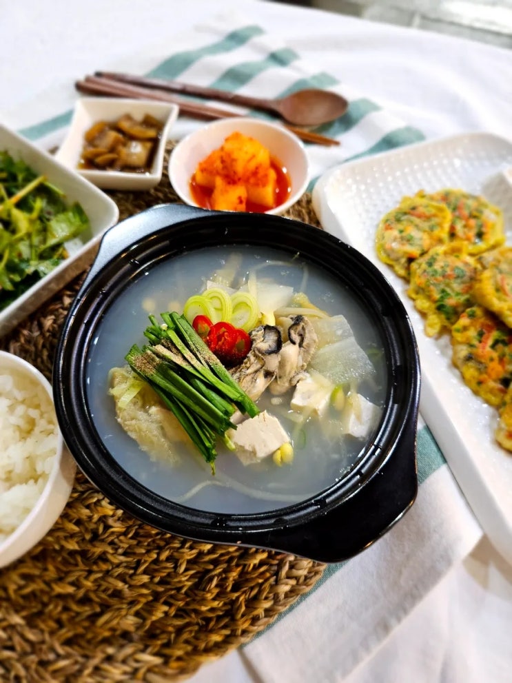  대구 수성구 요리학원 프레쉬키친 쿠킹클래스 굴국밥 한식 수강후기