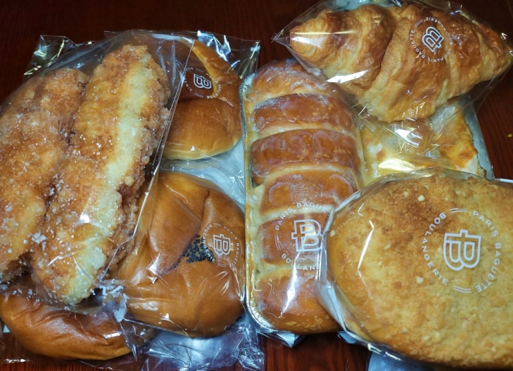  파리바게뜨 프렌치 크라상 단팥빵 슈크림빵 가격 영양 정보 무게 칼로리 성분 맛 후기