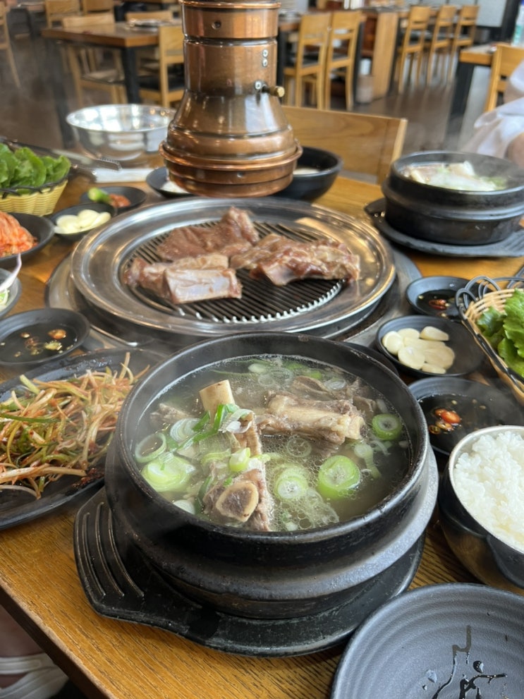 충남 서산맛집 갈비가득 갈비탕과 돼지갈비 맛있는 피그농원