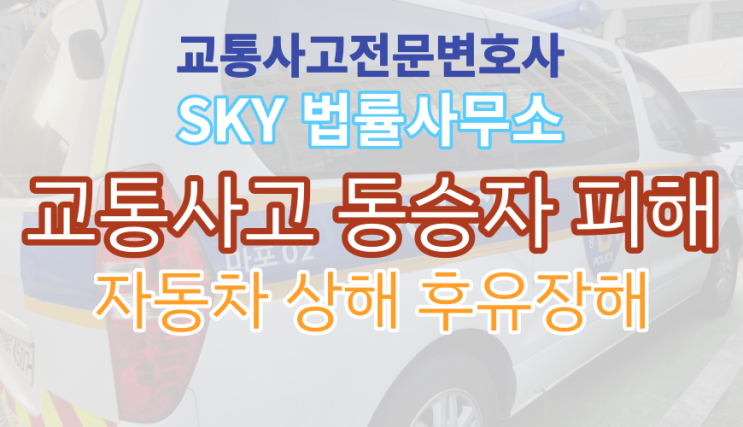  자동차상해보험_동승자 추상장해 인정 사례