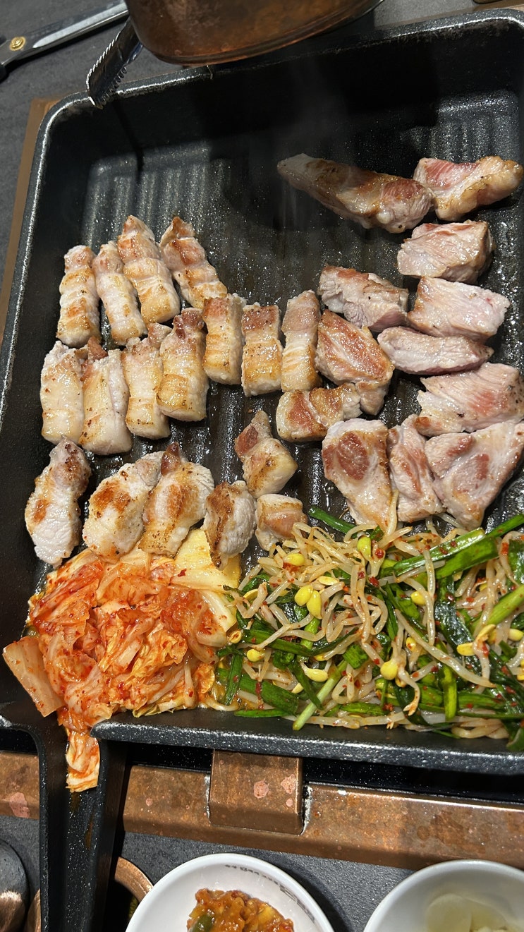  해운대 삼겹살 맛집 '돈블랑'(내돈내산)