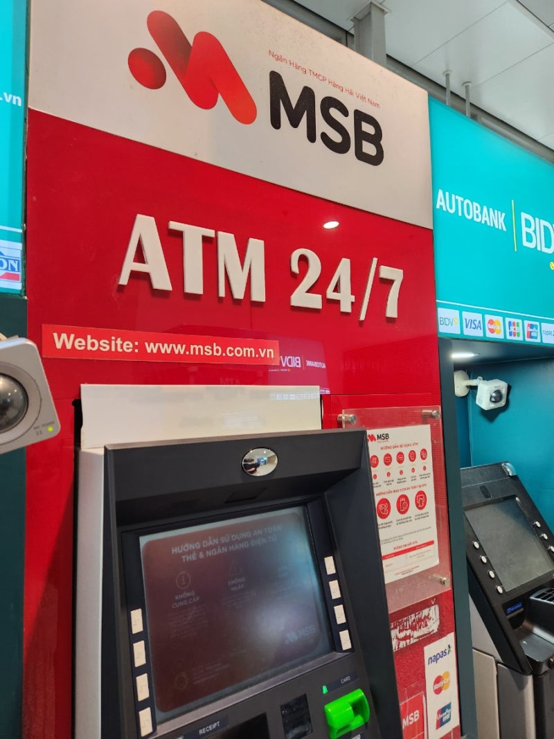 [신한 SOL트래블카드] 베트남 현지 ATM별 수수료 정리(MSB, VP, Vietin, ACB, AGRI, BIDV, 신한은행 ...