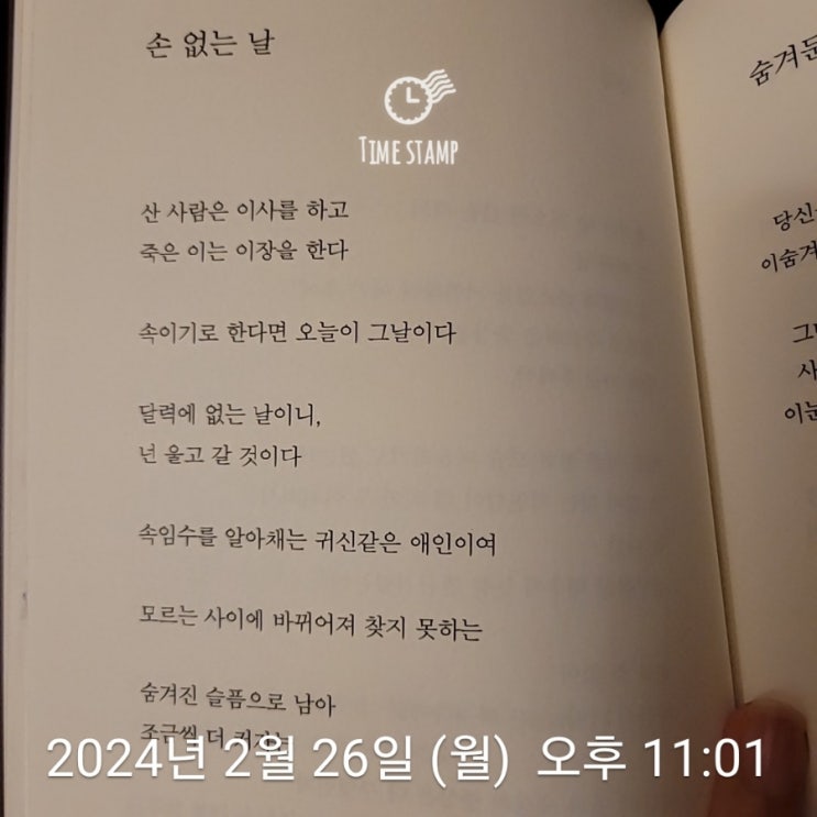  오후의 시차 손 없는 날 염창권 시집