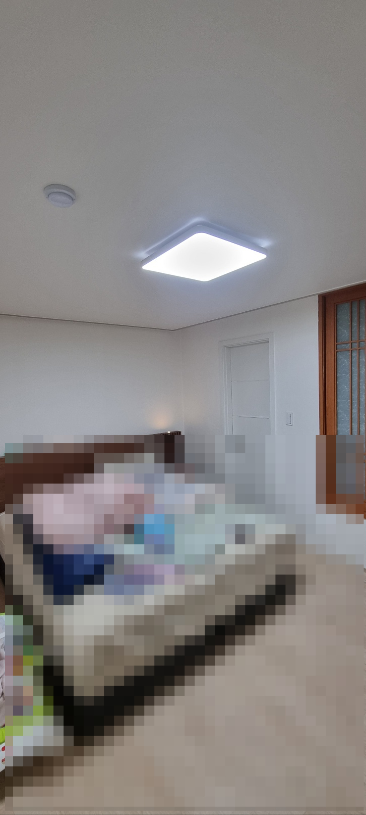  진주 방 그리고 욕실 LED 전등 조명 교체 ( 주약 현대 아파트 )