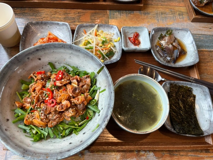  부산 기장 월광 오션뷰 맛집 꼬막 전문 음식점 “바릇식당”