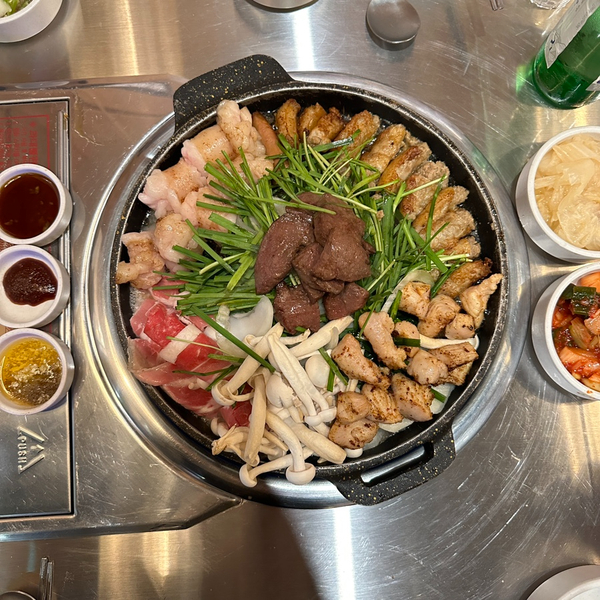  전주 에코 시티 곱이 한가득 들어있는 미경산 한우만을 취급하는 벽돌 곱창