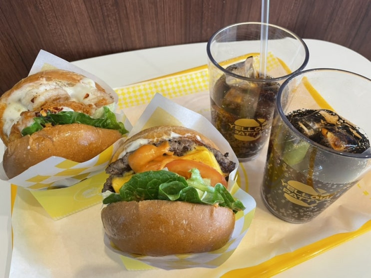  남악맛집 수제버거가 맛있는 옐로우패티 재방문문 애견동반 가능
