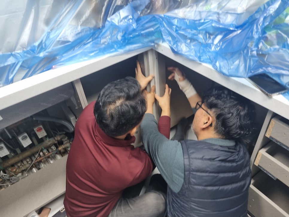 씽크대 문짝 서랍장 문 교체로 주방 분위기 바꾸기