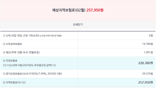  건강보험 지역가입자인 배우자가 별도로 세대를 분리할 경우 국민 건강보험료가 더 올라가나요?