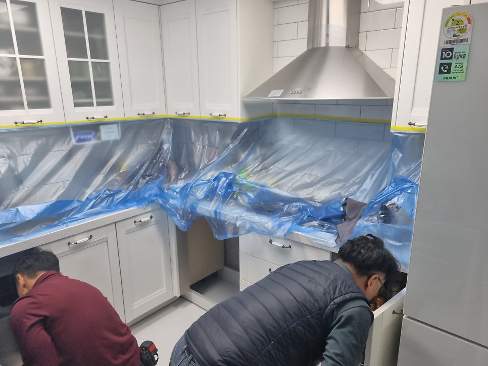 씽크대 문짝 서랍장 문 교체로 주방 분위기 바꾸기