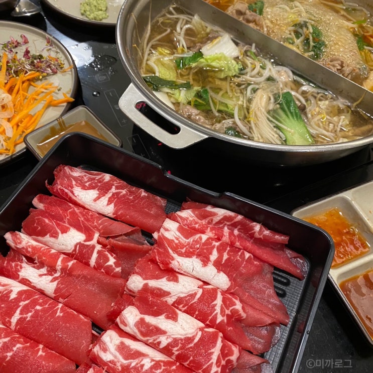  해운대 반여동 온들랑 샤브샤브 무한리필 맛집 월남쌈 깔끔한 식당