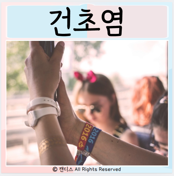  건초염 손목통증 증상 치료 원인 관리