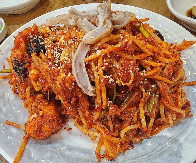  아빠찜 명일동가족점 - 굽은다리 역 근처에 있는 아구찜 맛집!