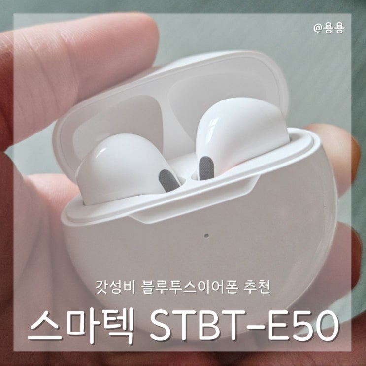  블루투스 이어폰 가성비 최고인듯한 STBT-E50 후기