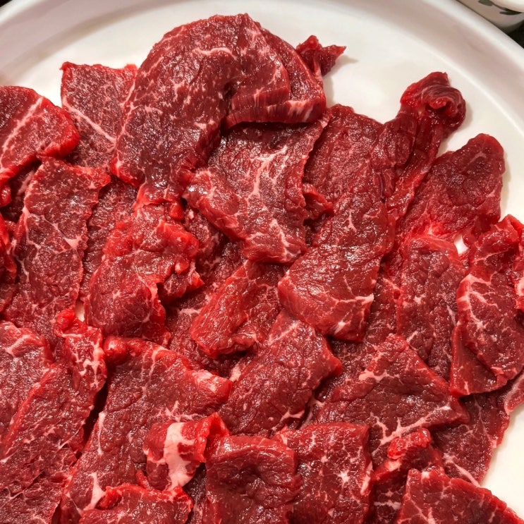  원주 뭉티기 맛집, 원주혁신도시 육회 육사시미 포장 손가네정육점