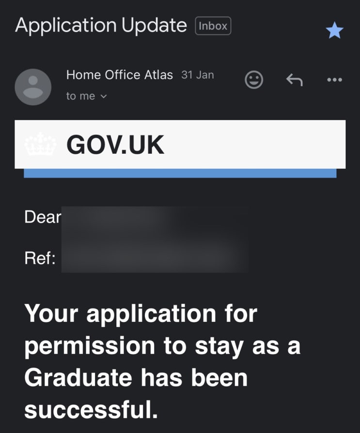  [영국 유학] 졸업 비자 (Graduate Visa) 신청하기 