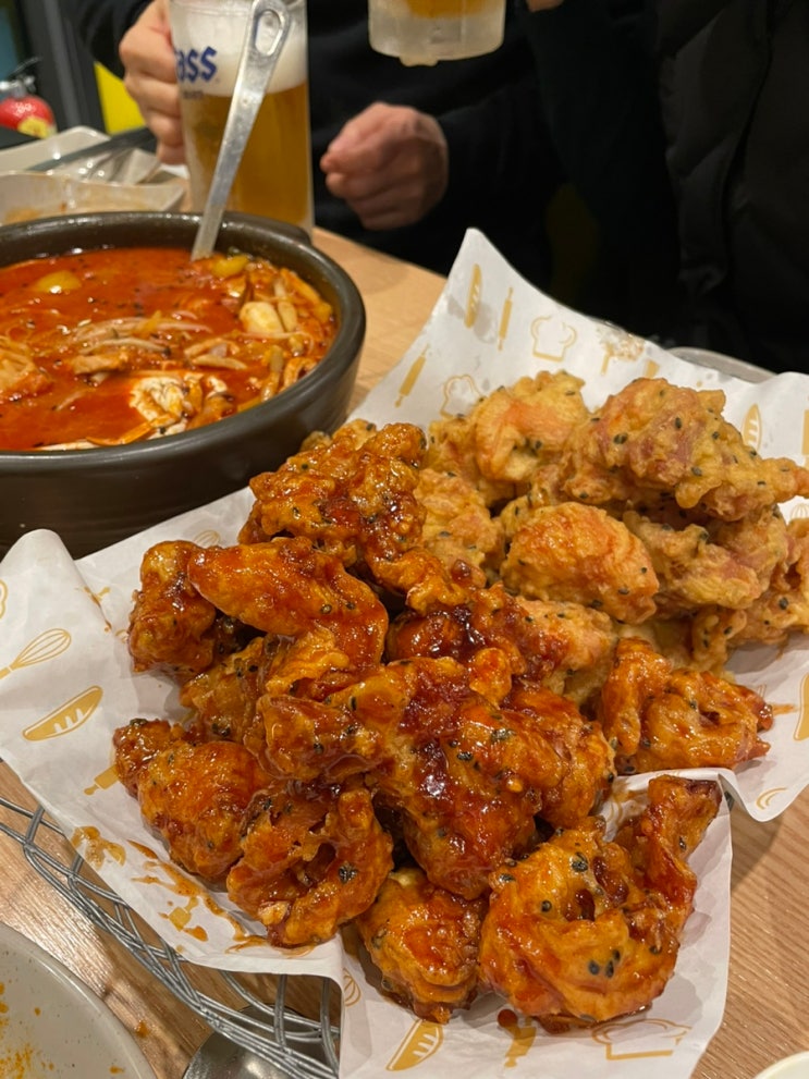  평택 지제역더샵센트럴시티 상가 맛집 _ 미담치킨 내돈내산 방문 후기