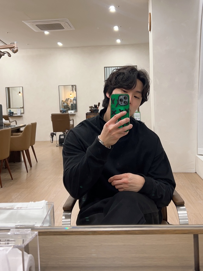  동탄 미용실에서 잘 나가는 남자 세미리프펌