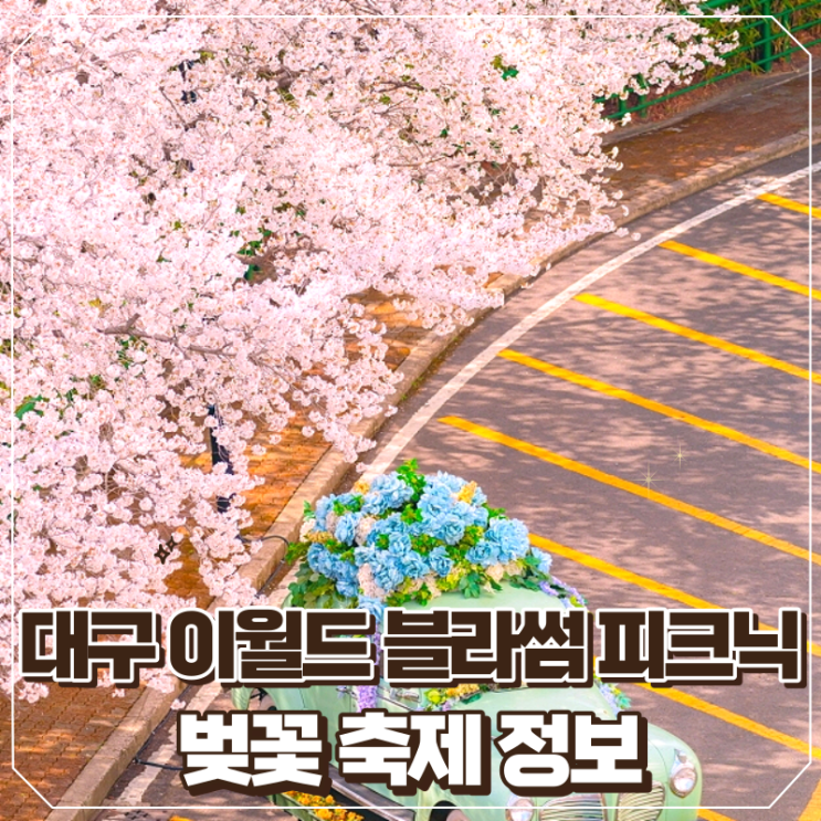 대구 벚꽃 축제 이월드 블라썸 피크닉 소개 및 할인 안내