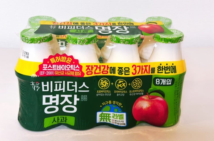  동원 소와나무 비피더스 명장 사과 영양성분 가격정보