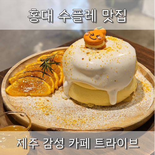  서울 수플레 맛집 제주 감성 트라이브 홍대점