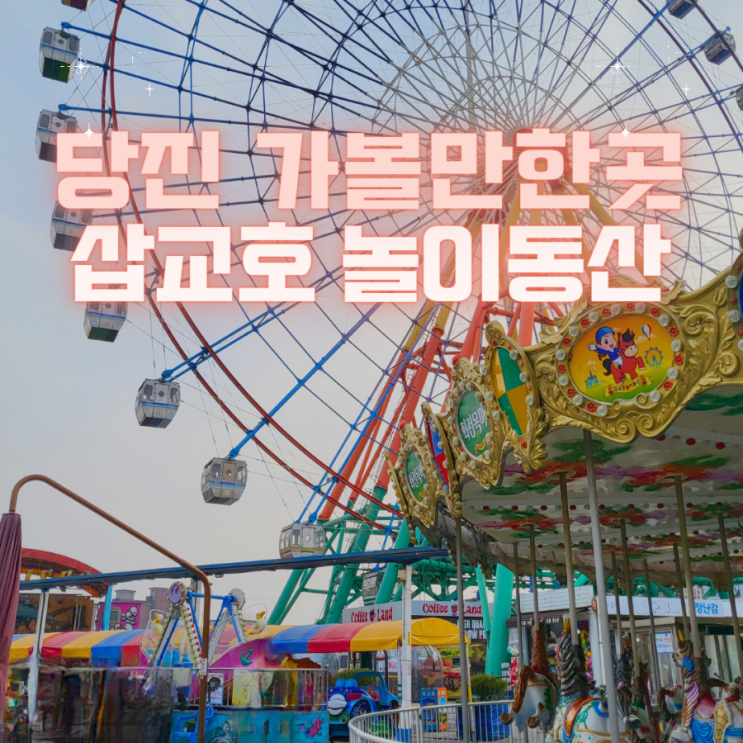  당진 놀거리 놀이동산 테마파크 삽교호 놀이공원 후기 이용료 및 놀이기구 종류