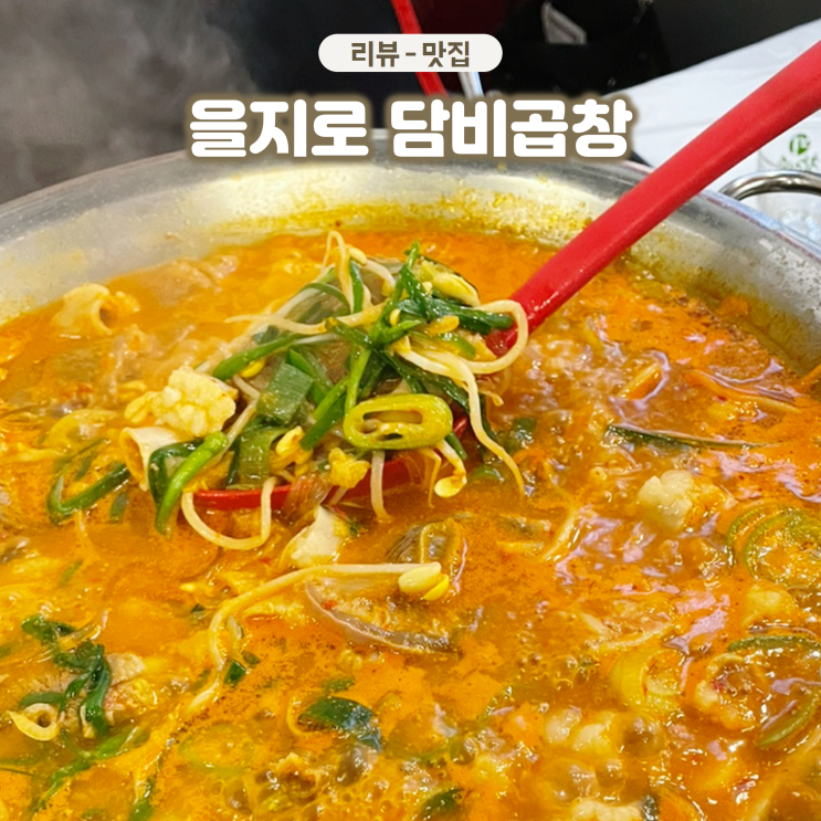  을지로입구 소곱창집 담비곱창 뜨끈한 곱창전골이 일품이네